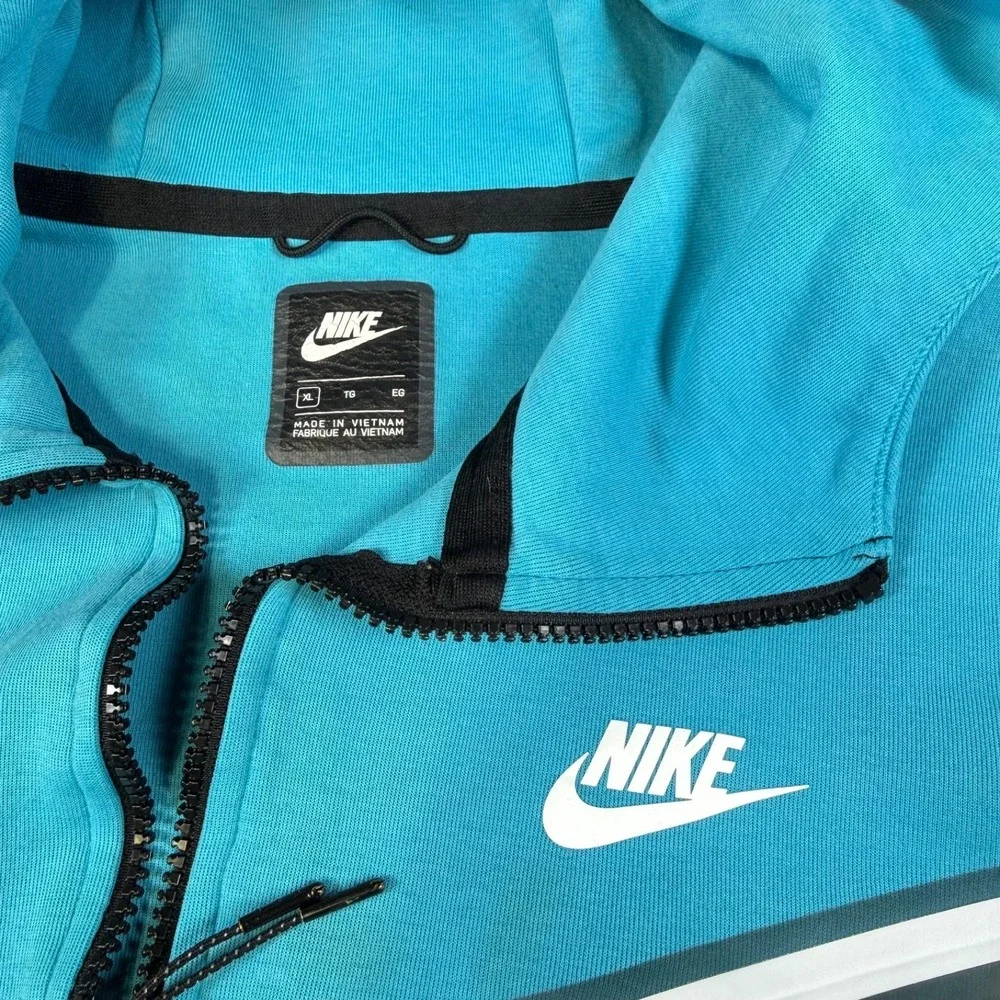 Nike Tech Fleece Full Zip Hoodie South Beach Color block Jacket Men's Size XL